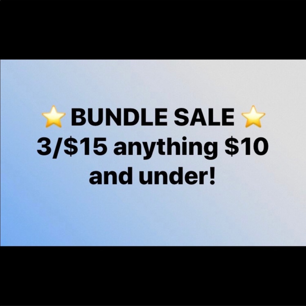 BUNDLE SALE